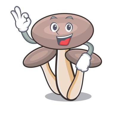 Tamam tatlım agaric mantar karakter karikatür