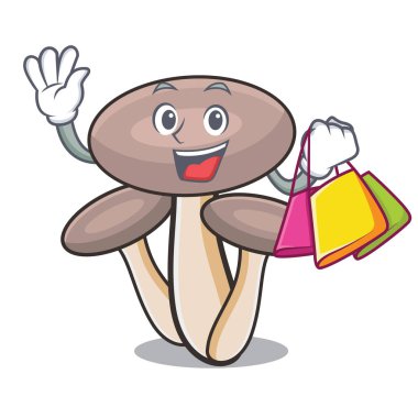 Tatlım agaric mantar karakter karikatür alışveriş