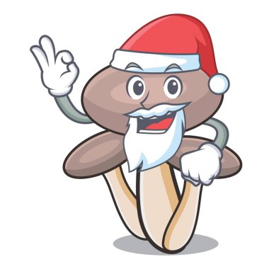 Noel Baba bal agaric mantar maskot çizgi film