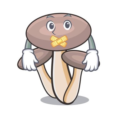 Sessiz tatlım agaric mantar maskot çizgi film