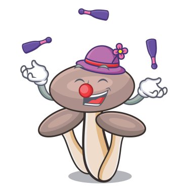 Tatlım agaric mantar maskot karikatür hokkabazlık