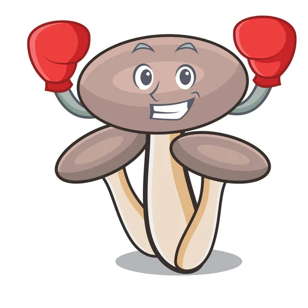 Tinju madu agaric karakter jamur - Stok Vektor
