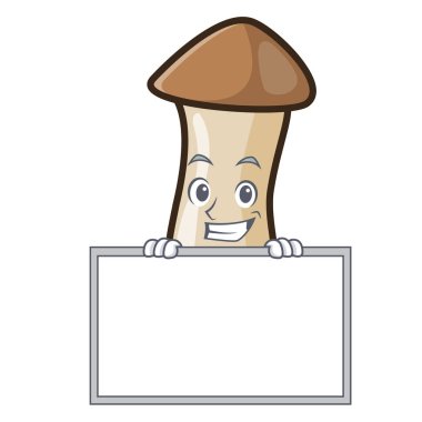 Yönetim Kurulu kavak erynggi mantar karakter karikatür ile sırıtarak