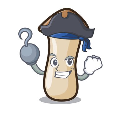 Korsan kavak erynggi mantar karakter karikatür