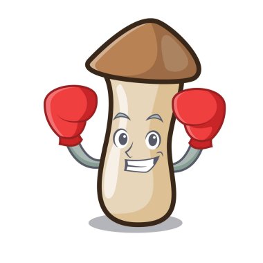 Boks kavak erynggi mantar karakter karikatür