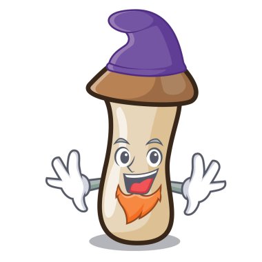 Elf kavak erynggi mantar karakter karikatür