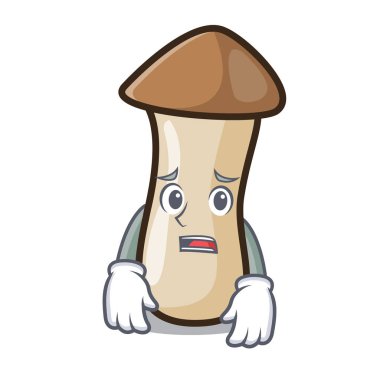 Korkarım kavak erynggi mantar maskot çizgi film