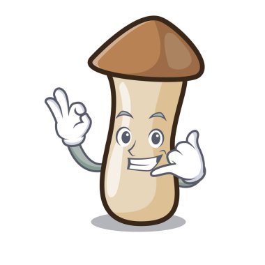 Bir fikir kavak erynggi mantar maskot çizgi film var