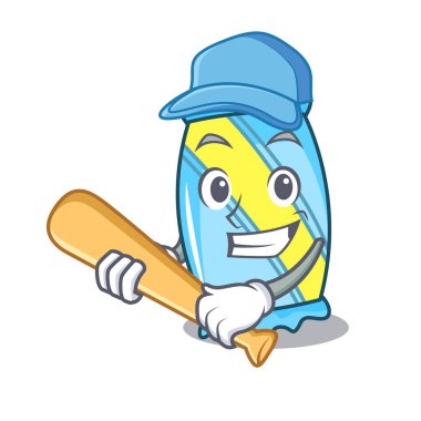 İskambil beyzbol şeker karakter karikatür tarzı vektör çizim