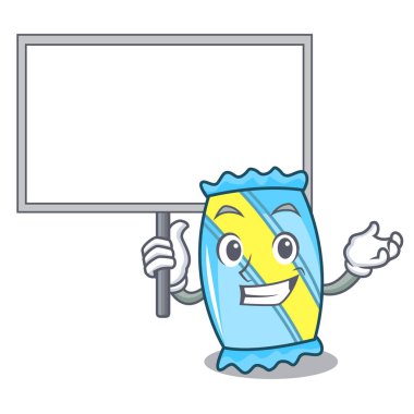 Yönetim Kurulu şeker karakter karikatür tarzı vektör çizim getirmek