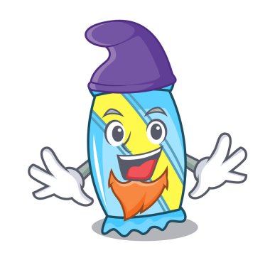 Elf şeker karakter karikatür tarzı vektör çizim