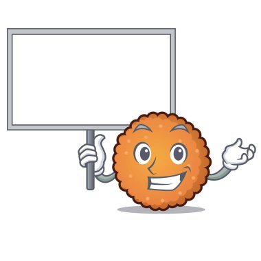 Mesaj panosu çerezlerini karakter karikatür tarzı vektör çizim getirmek