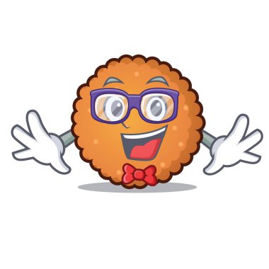 Geek tanımlama bilgileri karakter karikatür tarzı vektör çizim