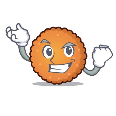 Başarılı çerezleri karakter karikatür tarzı vektör çizim