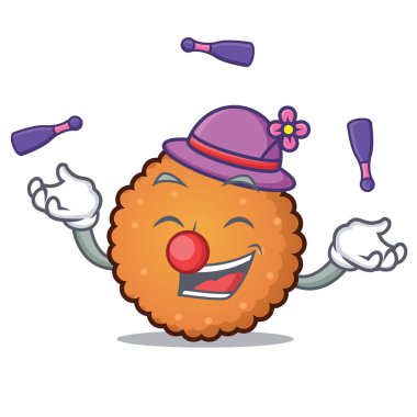 Tanımlama bilgilerini maskot karikatür tarzı vektör çizim hokkabazlık