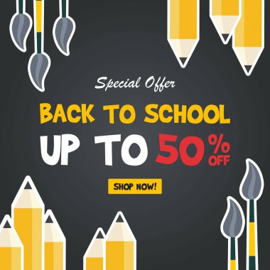 Başa okul satışı işareti