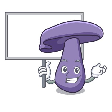 Yönetim Kurulu blewit mantar karakter karikatür getirmek