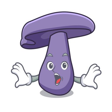 Sürpriz blewit mantar maskot çizgi film