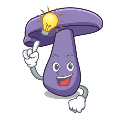 Bir fikir blewit mantar maskot çizgi film var