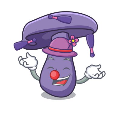 Blewit mantar maskot karikatür hokkabazlık