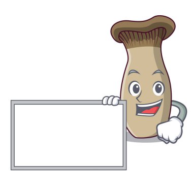 Yönetim Kurulu king ile trompet mantar karakter karikatür