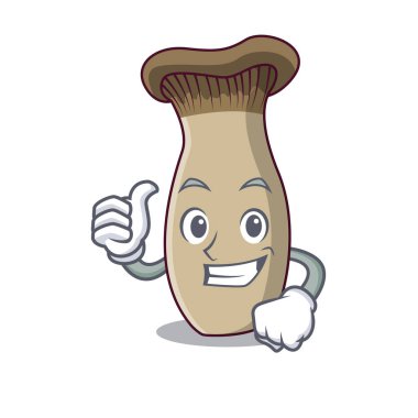 Yaşasın Kral mantar karakter karikatür trompet