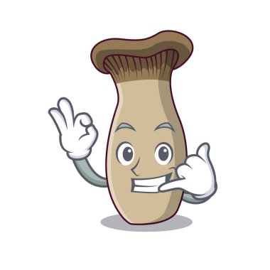 Bana trompet mantar maskot karikatür Kral arama