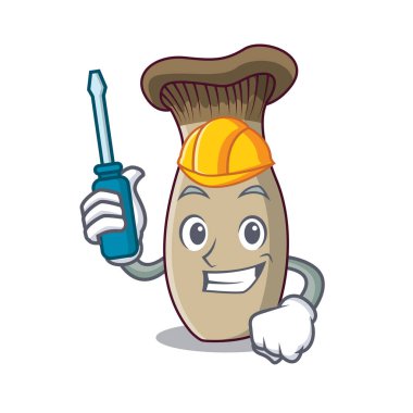 Otomotiv Kral trompet mantar maskot çizgi film