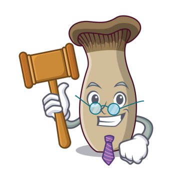 Yargıç Kral trompet mantar maskot çizgi film