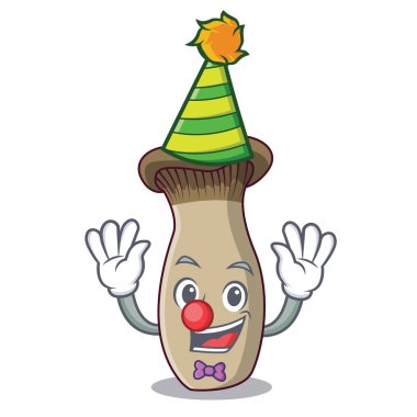 Palyaço Kral trompet mantar maskot çizgi film