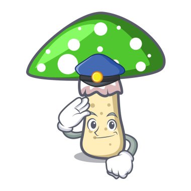 turuncu kap çörek mantar karakter karikatür