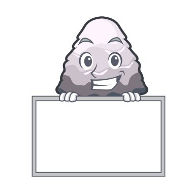 Yönetim Kurulu shaggy yele mantar karakter karikatür ile sırıtarak