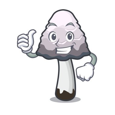 Shaggy yele mantar karakter karikatür yaşasın