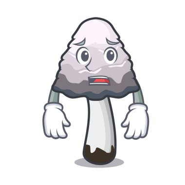 Korkarım shaggy yele mantar maskot çizgi film