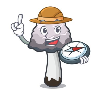 Explorer shaggy yele mantar maskot çizgi film