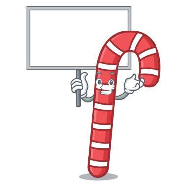 Karakter karikatür vektör çizim kurulu şekerler getirmek