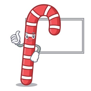 Başparmak yukarıya kurulu şeker köpekler karakter karikatür vektör çizim ile