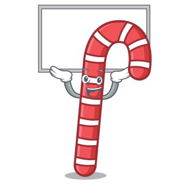 Yukarı kurulu şeker köpekler karakter karikatür vektör çizim