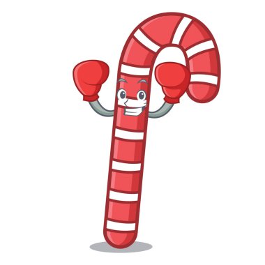 Karakter karikatür vektör çizim boks şeker köpekler