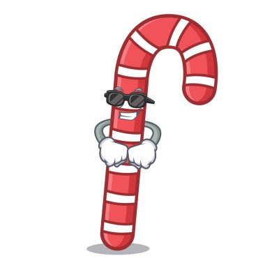 Süper cool şeker köpekler karakter karikatür vektör çizim