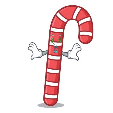 Para göz şeker köpekler maskot karikatür vektör çizim