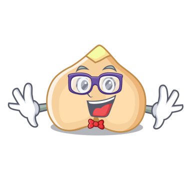 Geek nohut karakter karikatür tarzı vektör çizim