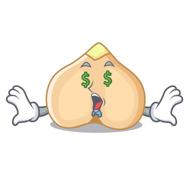 Para göz nohut maskot karikatür tarzı vektör çizim