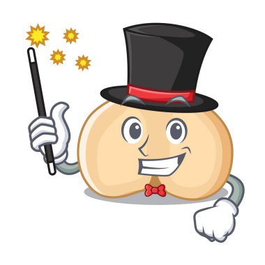 Sihirbaz nohut maskot karikatür tarzı vektör çizim