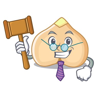 Nohut maskot karikatür tarzı vektör çizim Yargıç