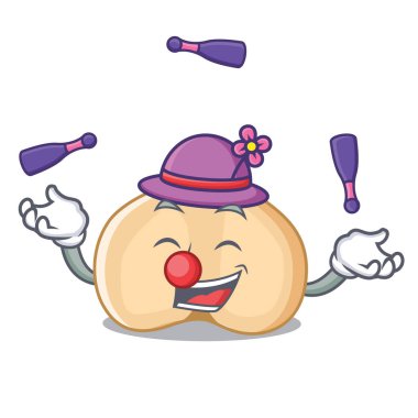 Hokkabazlık nohut maskot karikatür tarzı vektör çizim