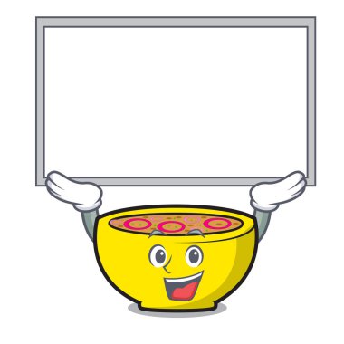 Yönetim Kurulu çorba Birliği karakter karikatür vektör çizim kadar