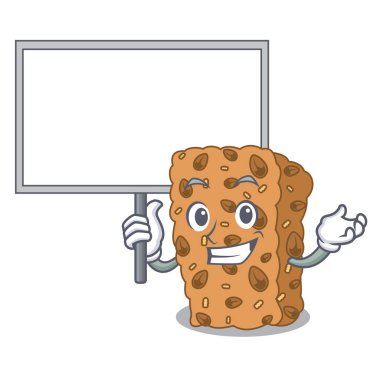 Yönetim Kurulu granola bar karakter karikatür vektör çizim getirmek