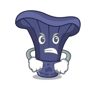 Kızgın actarius Indigo mantar maskot çizgi film