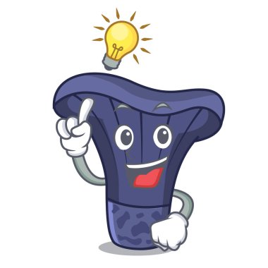 Bir fikir actarius Indigo mantar maskot çizgi film var